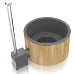 1,80m Hot Tub für 4 Personen mit 27kW Holzofen 1,80m Hot Tub für 4 Personen mit 27kW Holzofen